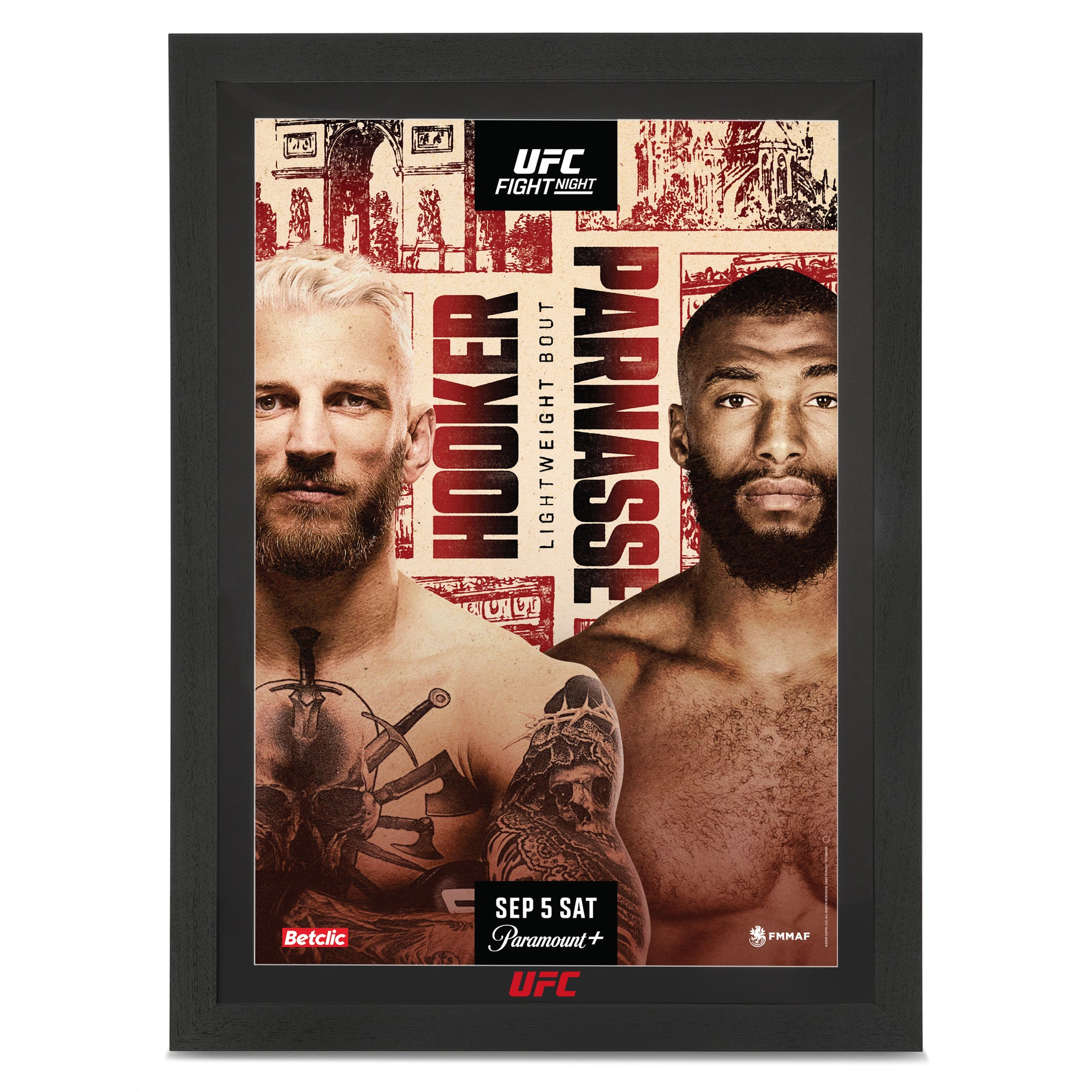UFC Fight Night: Hooker vs. Parnasse event poster